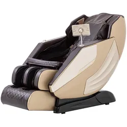 Happy Home Massagesessel mit SL-Schiene & Zero-Gravity, ca. 152 x 75 x 109 cm – Gold