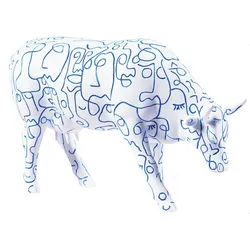 Arty Cow - Cowparade Kuh Large
