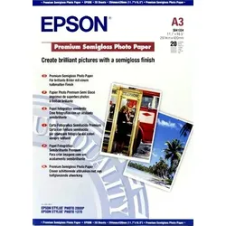 Epson Premium Semigloss Photo Paper, DIN A3, 251 g/m2, 20 Blatt