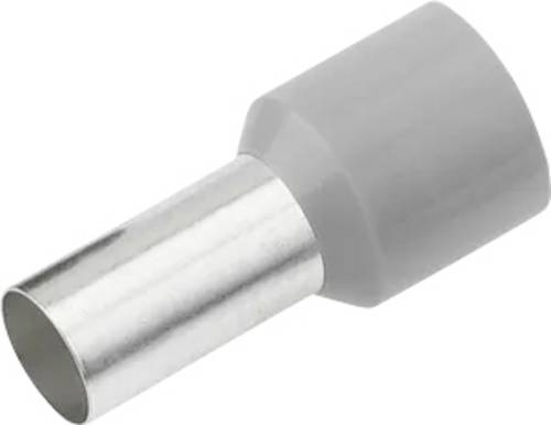 Cimco 187227 Aderendhülse 4mm² Teilisoliert Grau 100St.