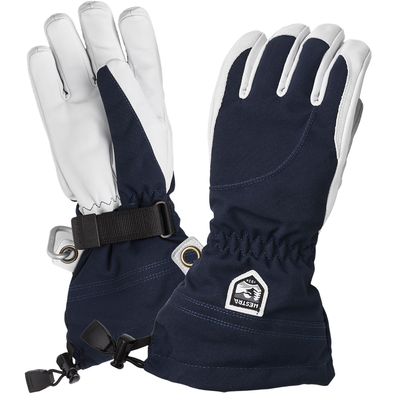 Hestra Damen Handschuh HELI SKI navy/offwhite - 7,0