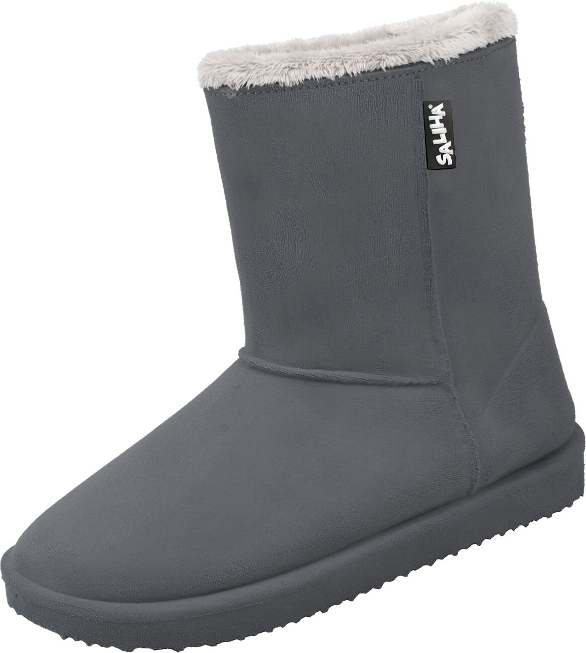 Winterstiefel BOCKSTIEGEL "Vanessa" Gr. 39, grau, 39, Obermaterial: 100% PVC PVC., Schuhe, Winterstiefel