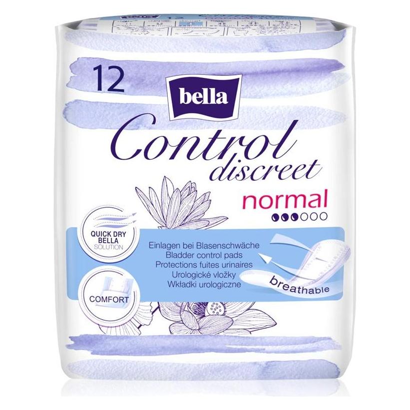 Bella Control Discreet Incontinence Pads for Mild Bladder Weakness (12x) (54253939)