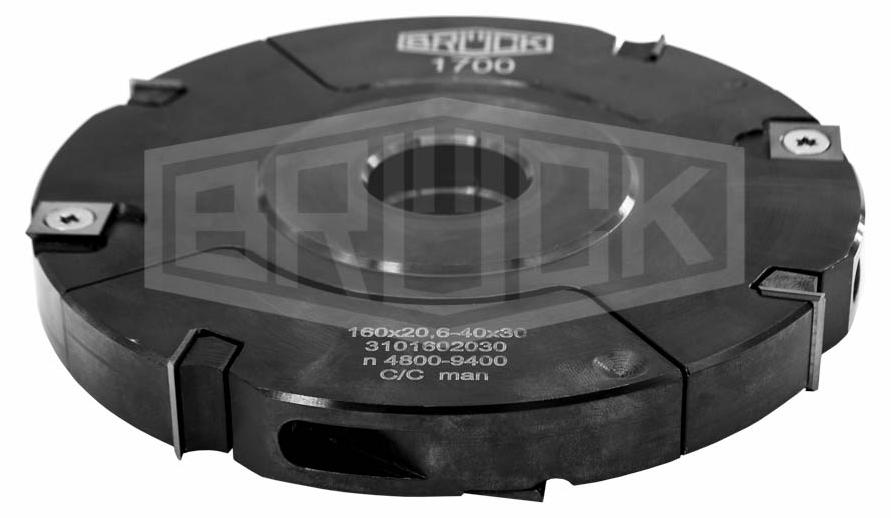 Brück WP-Falzkopf 160 x 20,6-40 x 30 mm Z4 V4 | 1700