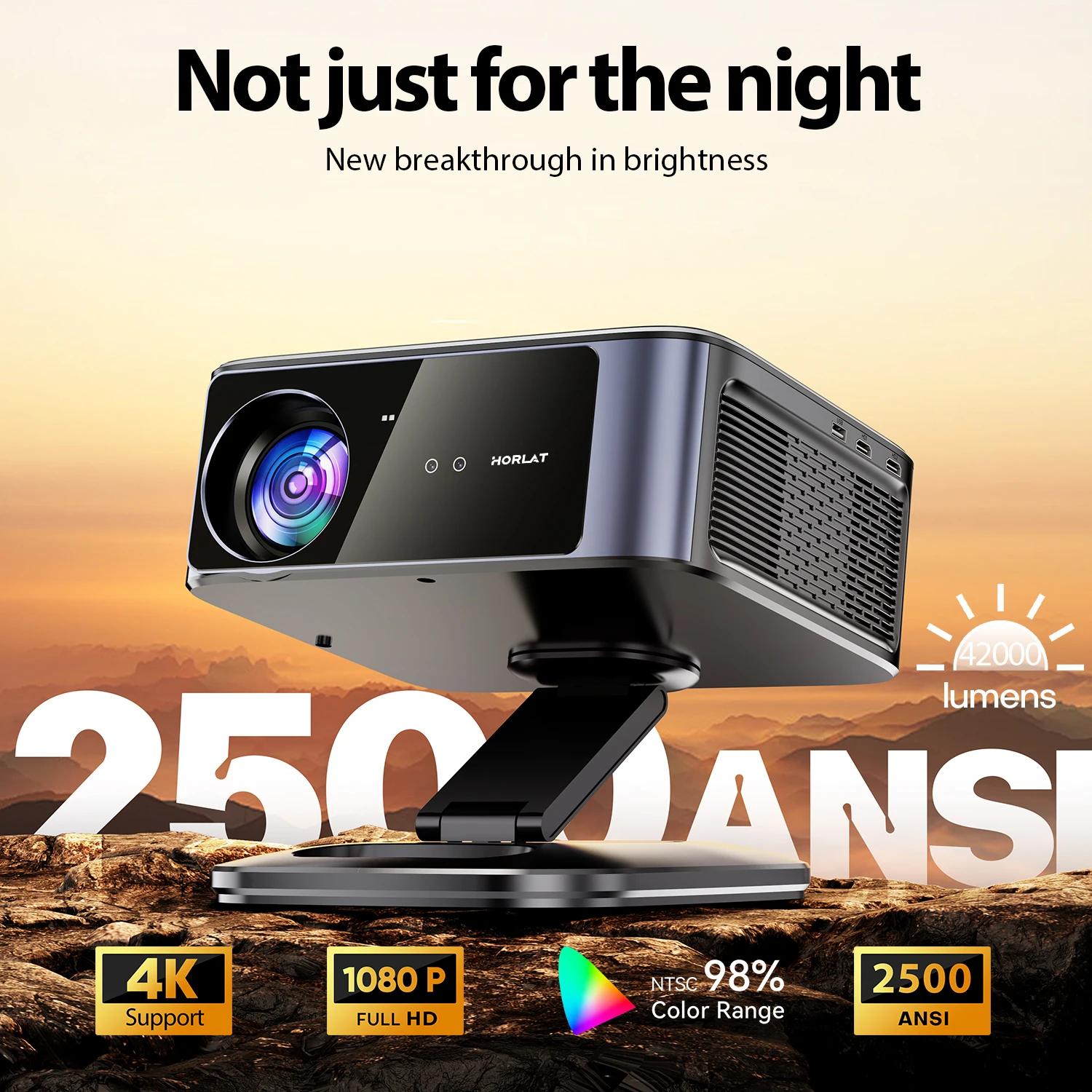 Smart-Projektor - Full HD 1080p - 2500 ANSI-Lumen - Autofokus - Automatische Keystone-Korrektur - Bluetooth - LED-Lichtquelle
