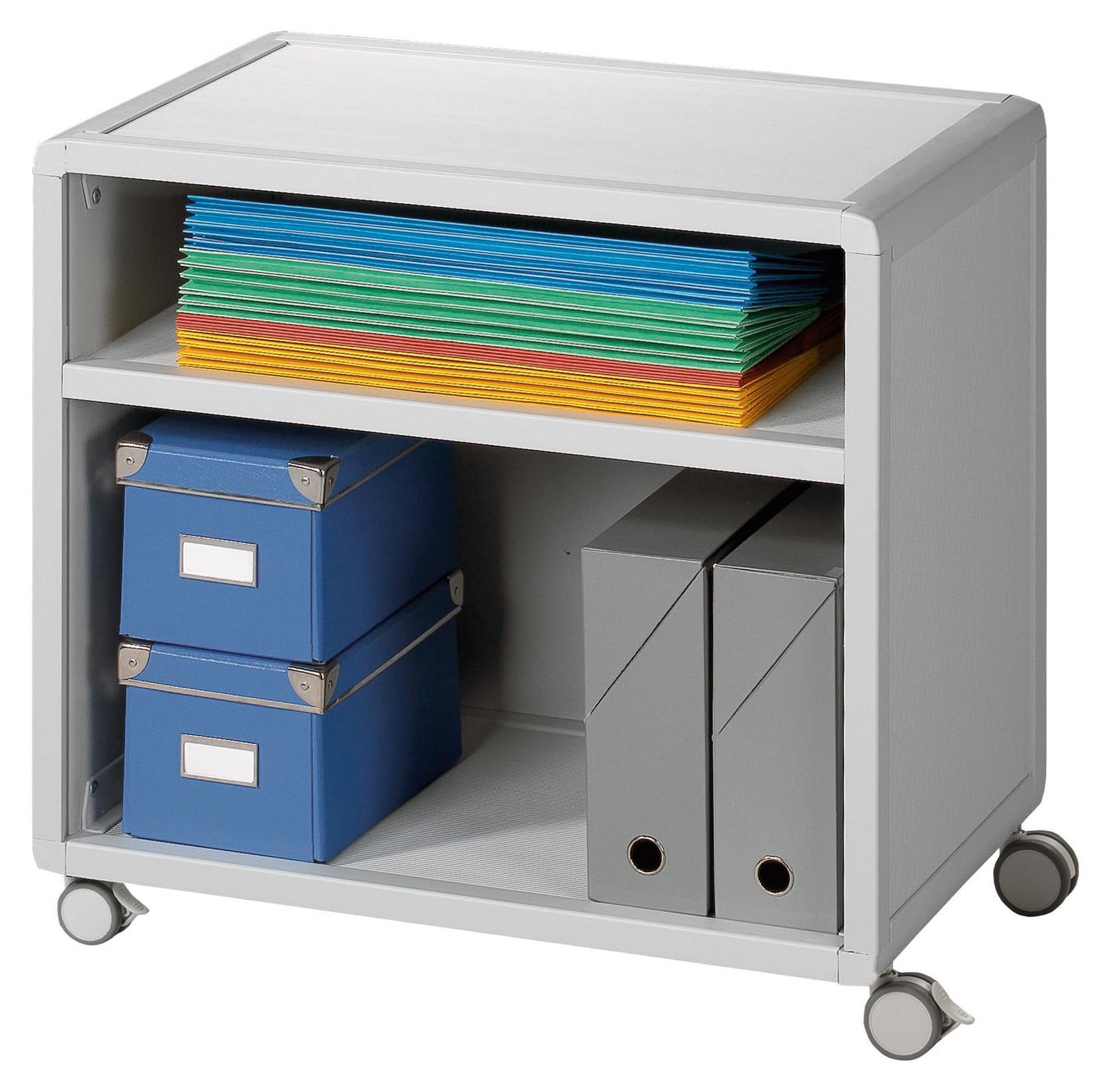 Paper Flow Archiefwagen, Grijs, B: 65,1 cm, H: 61,1 cm, D: 33 cm