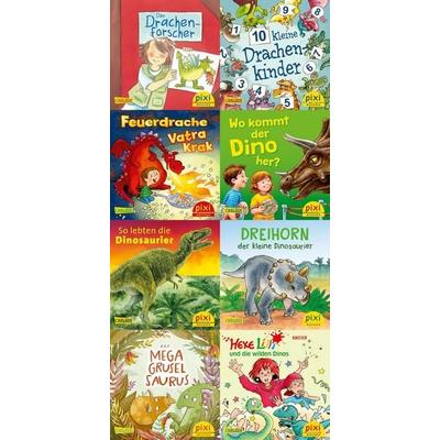 Pixi-8er-Set 279: Dinos und Drachen bei Pixi (8x1 Exemplar), Set von , Carlsen, 978-3-551-04492-1