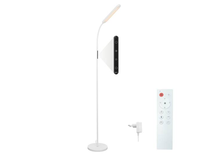 Lampadaire en fer blanc 23x22.8x137cm led