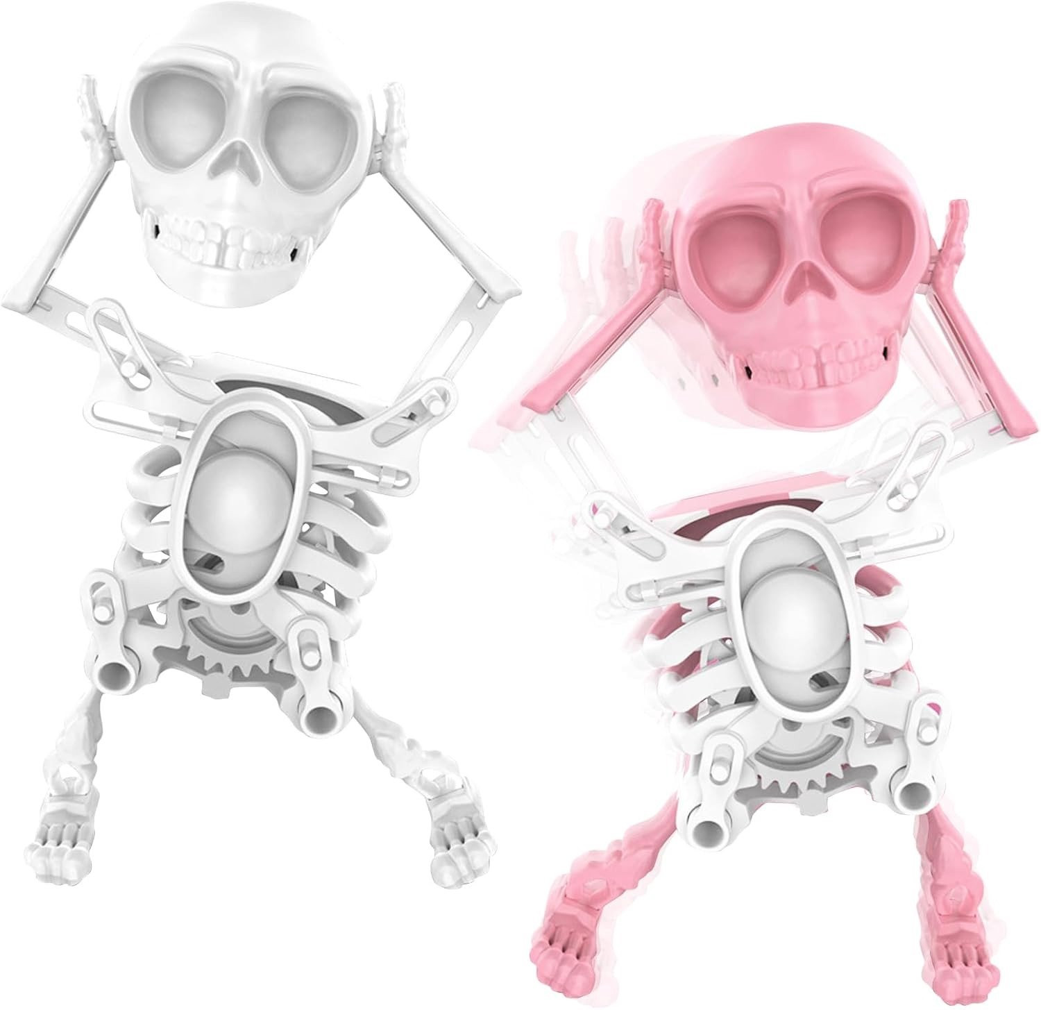 Set van 2 Dancing Skeleton Figuren voor Halloween decoratie