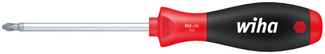 Wiha Tournevis SoftFinish Pozidriv avec lame ronde PZ2 x 100 mm (39599)