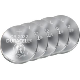 DURACELL Batterie Lithium, Knopfzelle, CR2032, 3V Electronics, Retail Blister (5-Pack)