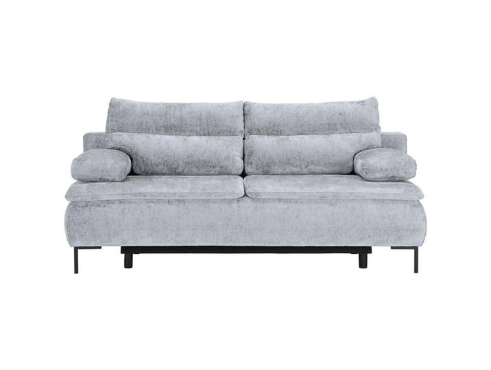 Novel Boxspringsofa, Hellgrau, Metall, Füllung: Schaumstoff, 202x93x100 cm, Stoffauswahl, Wohnzimmer, Sofas & Couches, Schlafsofas, Schlafsofas mit Bettkasten