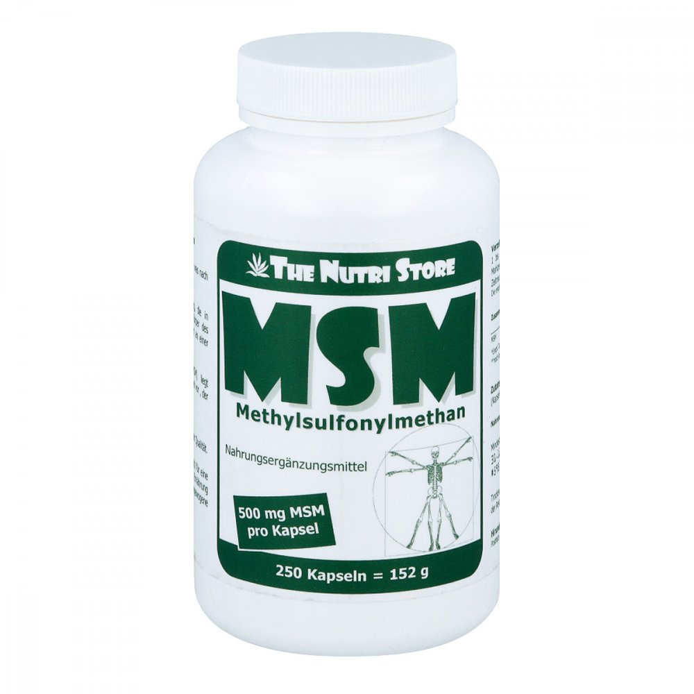 Hirundo Products Msm 500 mg Methylsulfonylmethan Kapseln 05987815