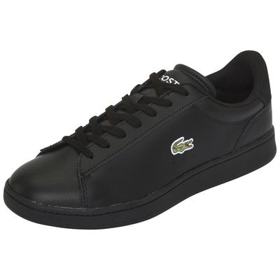 Sneaker LACOSTE "LACOSTE CARNABY", Herren, Gr. 43, schwarz (blk, blk), Leder, Schuhe Sneaker