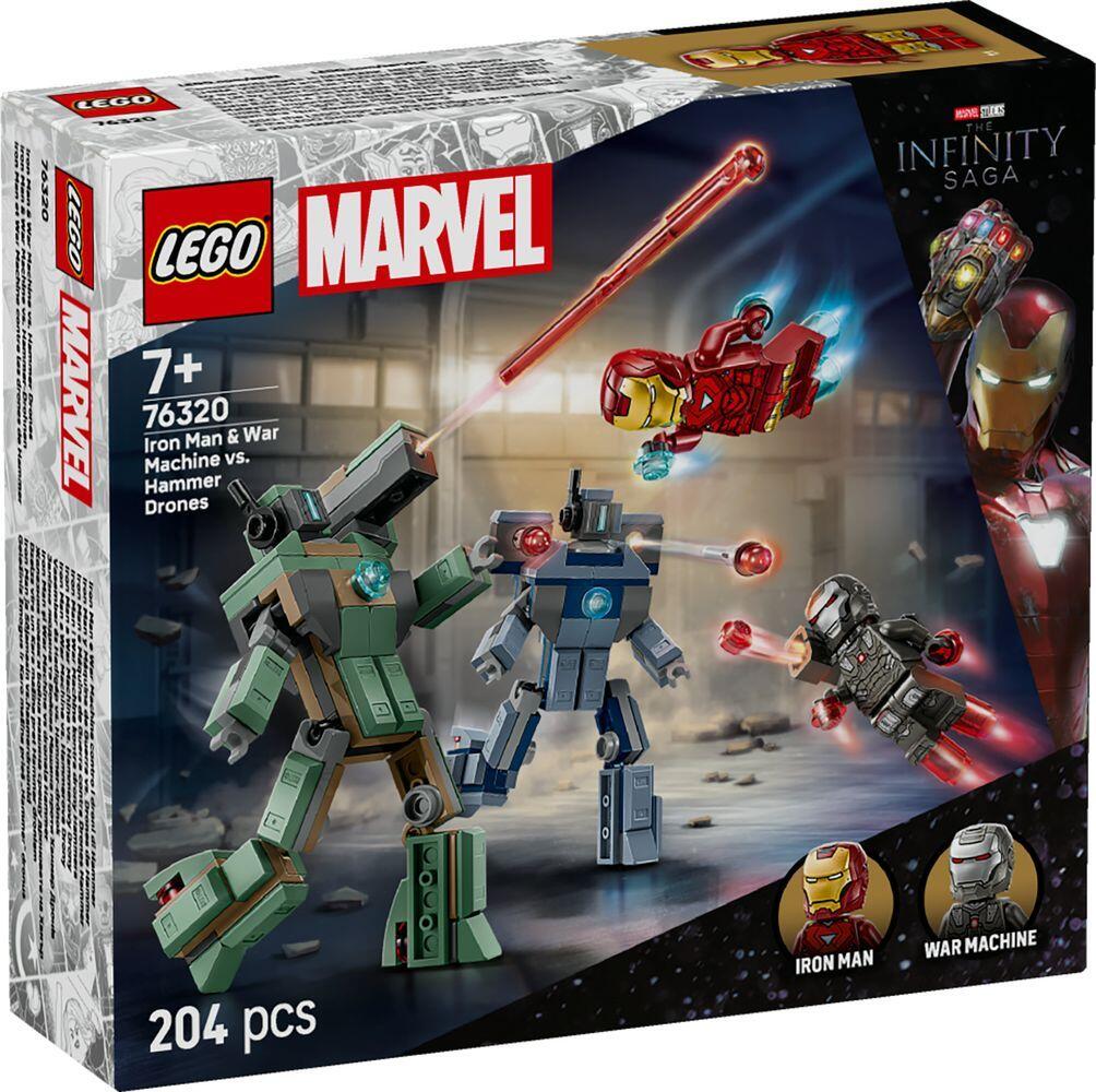 LEGO® Super Heroes 76320 Iron Man & War Machine vs. Hammer-Drohnen