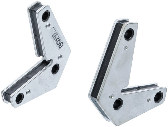 Jeu de supports magnétiques puissants forme en L 2 pièces BGS ; BGS technic (9684)