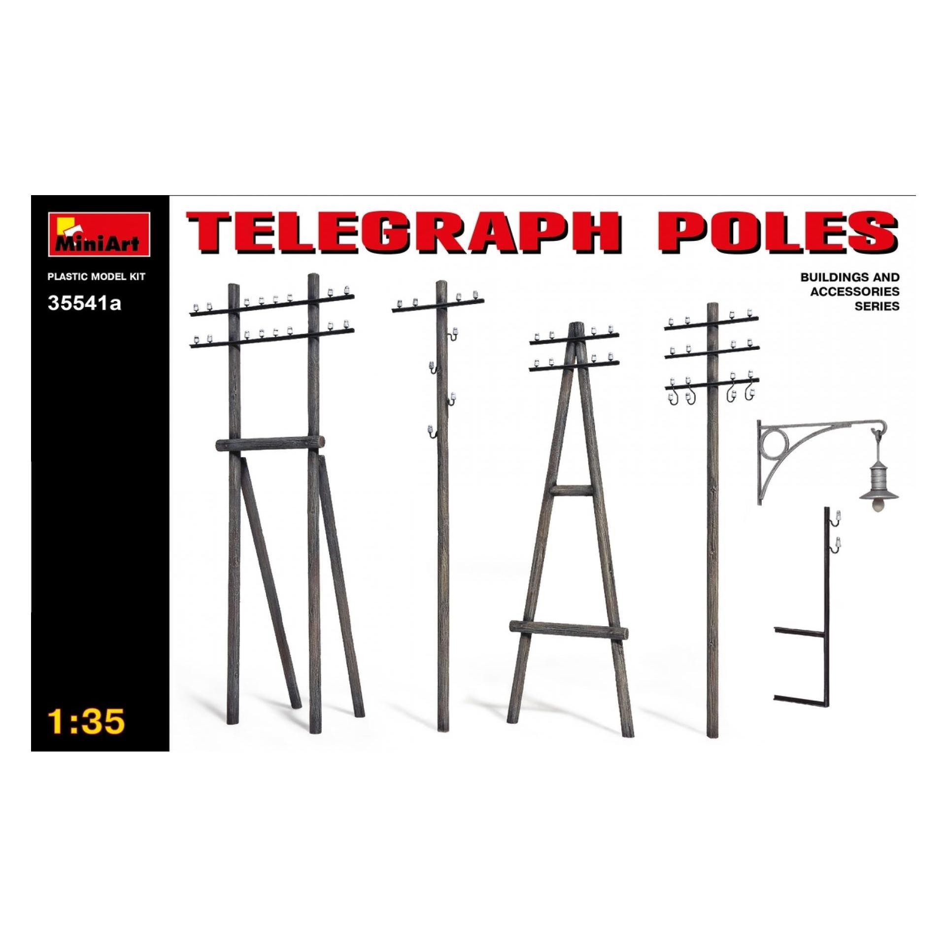 Mini art Telegraph Poles (35541A)