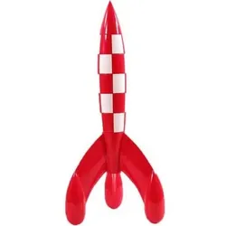 Moulinsart Statue MÃ¥neraket Tintin