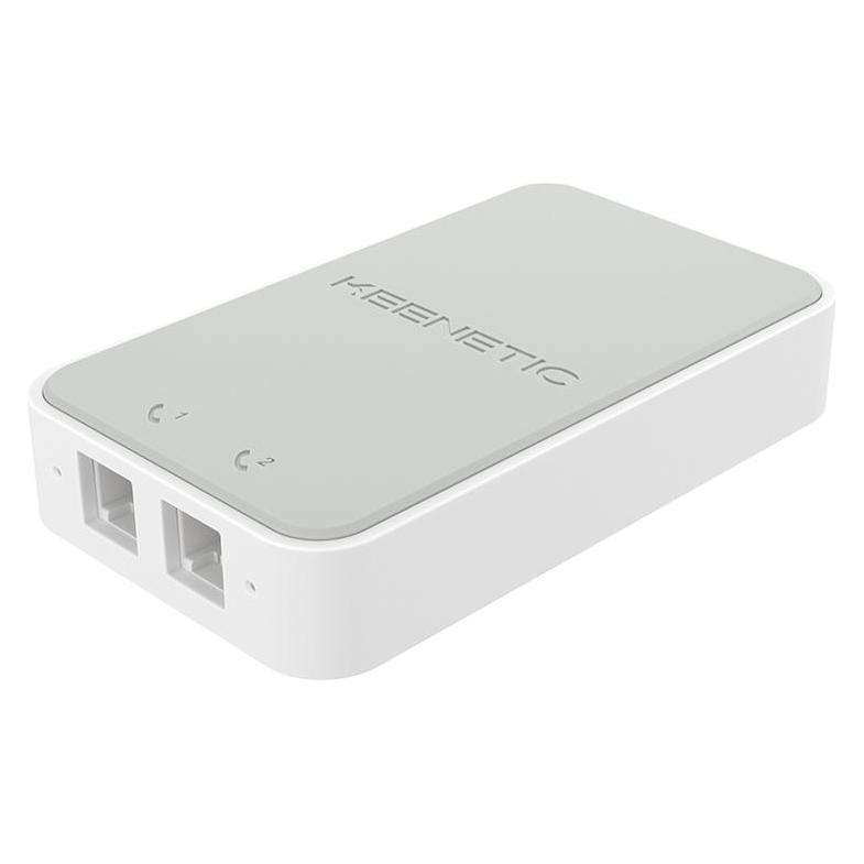 Keenetic Linear Zwei-Port-USB-Adapter für Analogtelefone (USB 2.0) (KN-3110-01EN)