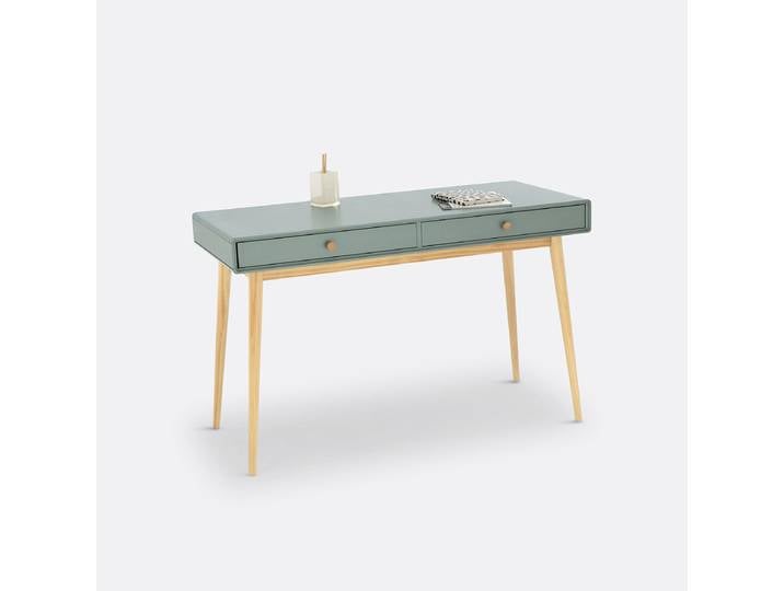 LA REDOUTE Bureau 2 tiroirs, JIMI Vert De Gris