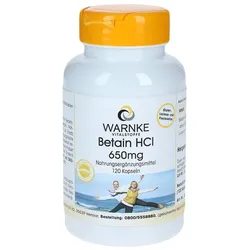 BETAIN HCL 650 mg Kapseln 120 St