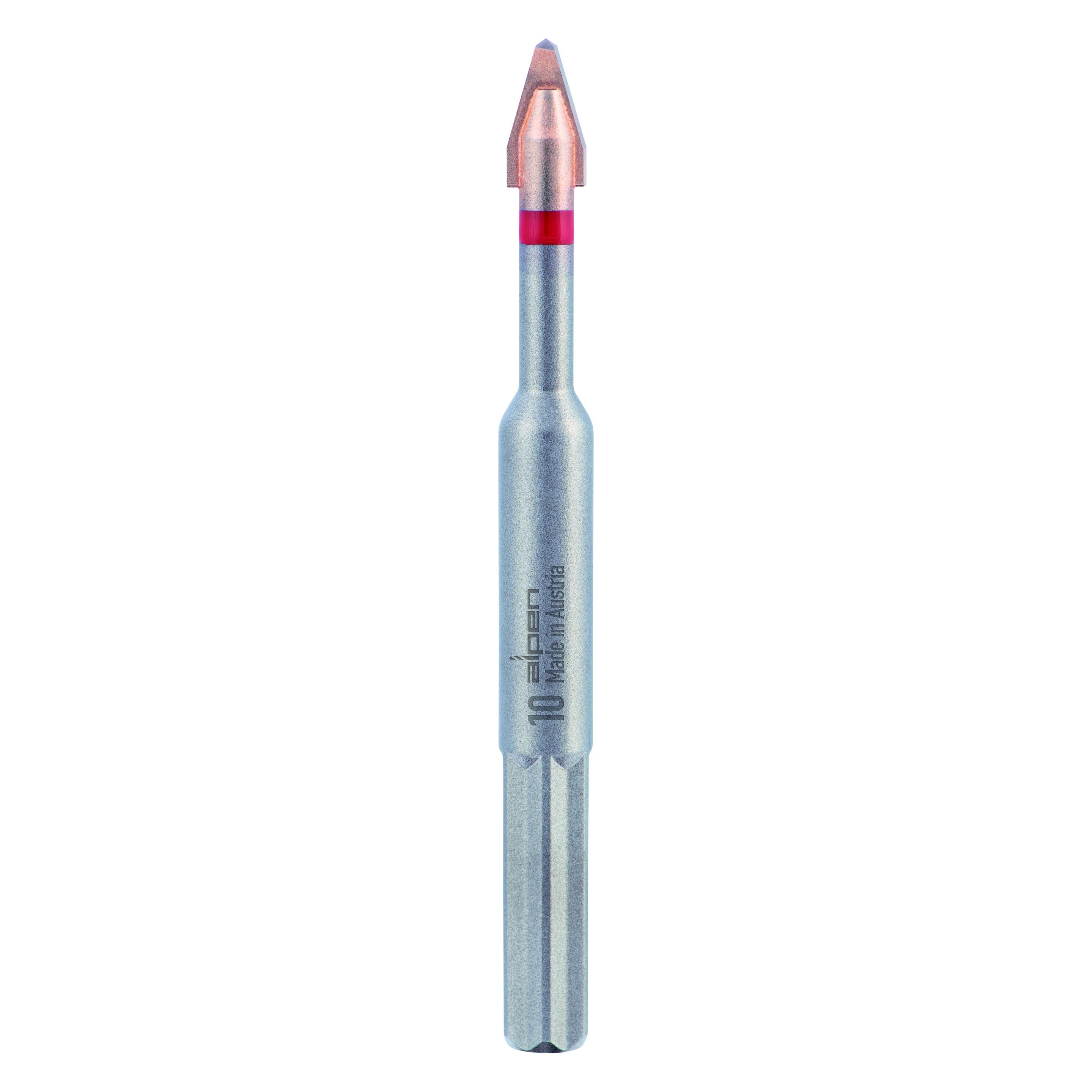 Alpen Bohrer für sehr harte Rollplatten, Porzellan und Glas 12 mm C PROTECTOR (0030301200100) (12 Millimeter) (303012001 M1008-2074)