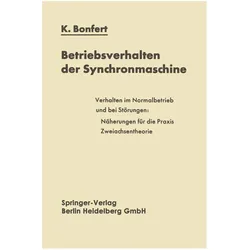 Betriebsverhalten der Synchronmaschine, Fachbücher von Kurt Bonfert
