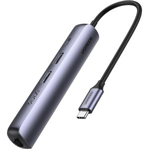 UGREEN Dockingstation 5-in-1, 100 Watt, HDMI, LAN, USB-C 3.0