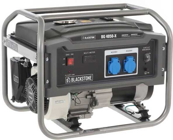 Blackstone BG 4050-X - Groupe électrogène avec AVR 3 kw - Continue 2.8 kW Monophasé