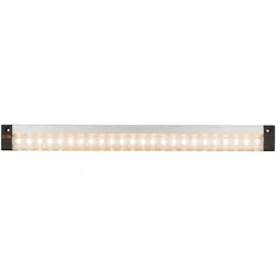 LED Unterbauleuchte Küche Regalleuchte Küchenlampe Bewegungsmelder, Aluminium silber, 3W 200Lm warmweiß, LxBxH 30x2,9x1