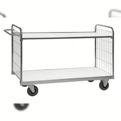 Kongamek Kommissionierwagen KM9000-2SB (1190 x 650 x 1025), elektrolytisch verzinkt
