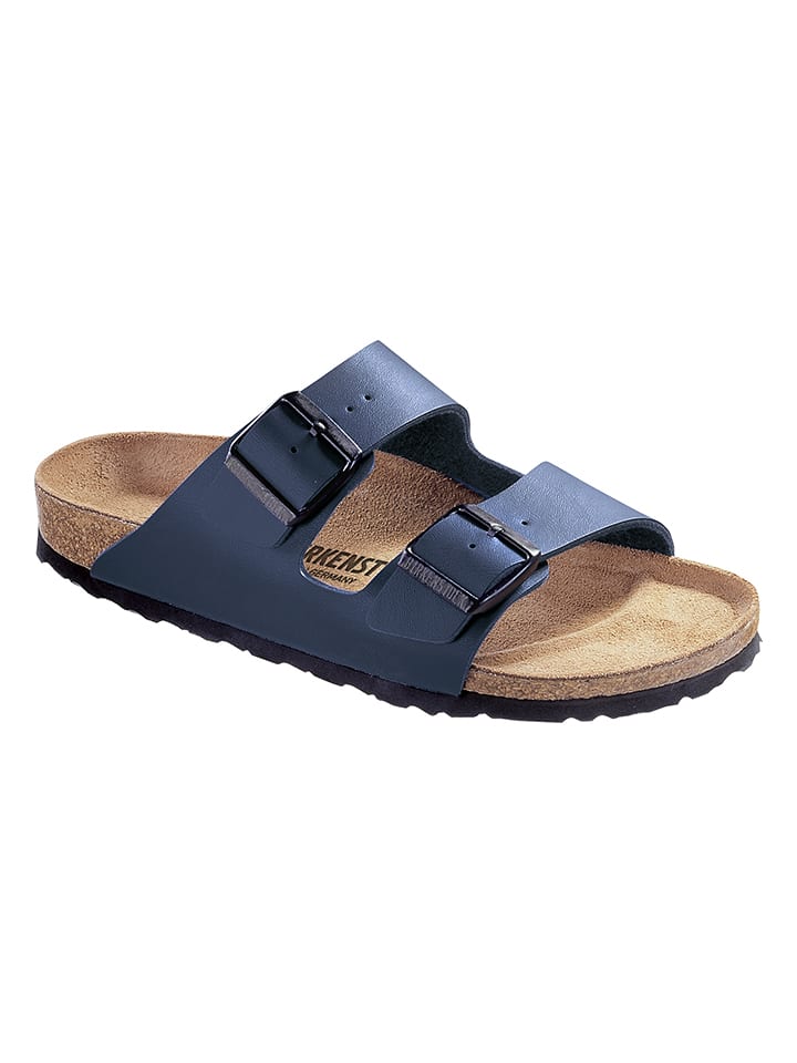 Birkenstock Pantoletten "Arizona" in Dunkelblau - Weite S - 37