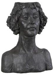 Hi-Line Gift Graceful Muse Classic Lady Head Plant Stand Statue