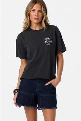 O'Neill s O'riginals Salty Circle Surfer Easy T-Shirt in Phantom, Size Small