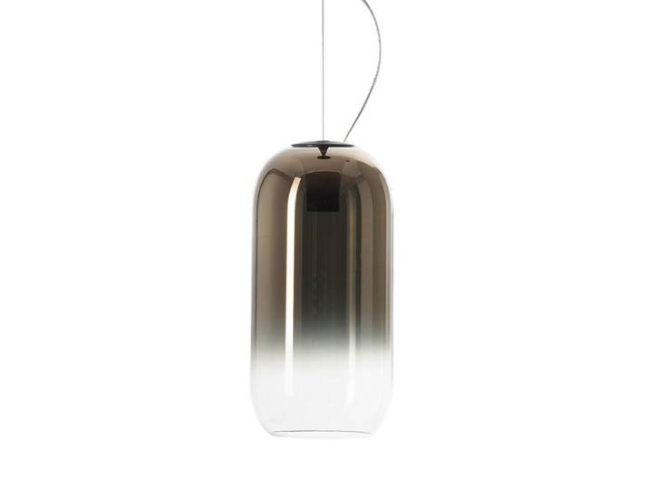 ARTEMIDE lampe à suspension GOPLE (Bronze PVD, structure argent Bronzo rame 180 cm - Aluminium et verre soufflé)