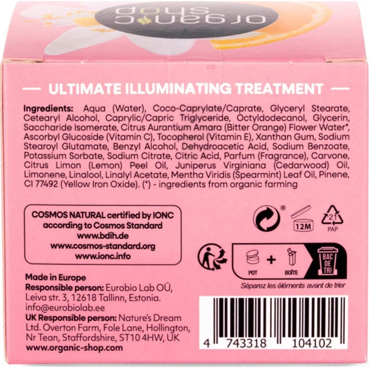 Organic Shop Day Face Cream Ultimate Illuminating Treatment 50ml