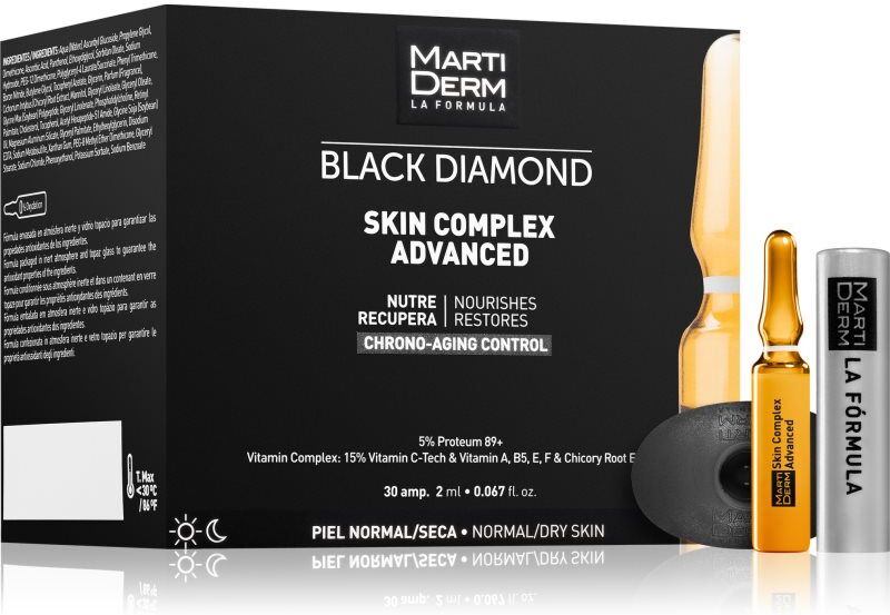 MartiDerm Black Diamond Skin Complex Advanced Ampuller til træt hud 30x2 ml