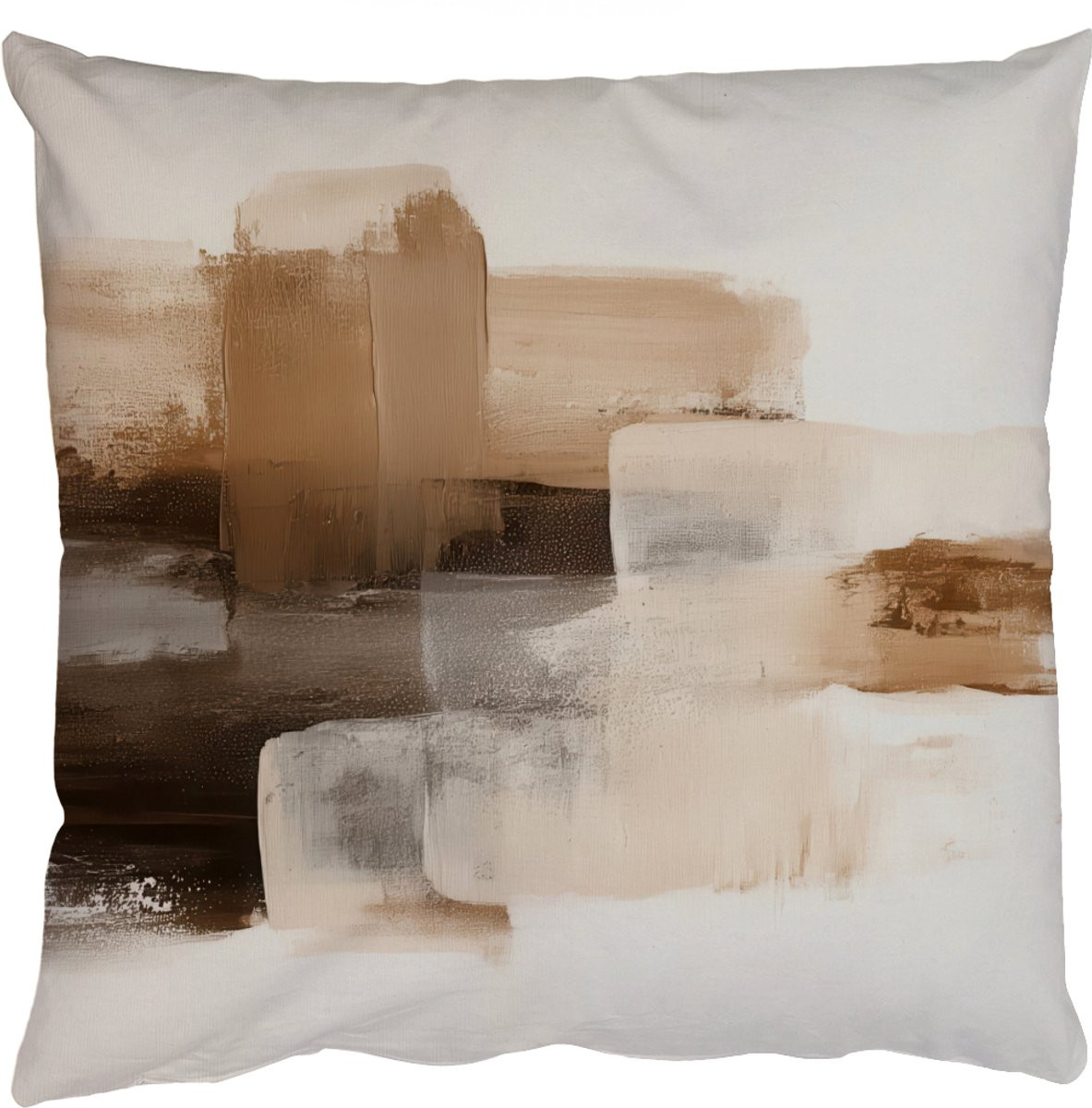 PillowMonkey Sierenkussen Abstract Landschap Rust - 60 x 60 cm