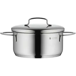 WMF Bratentopf mit Deckel 16 cm  Mini , silber , Edelstahl , Maße (cm): H: 12,5  Ø: 16