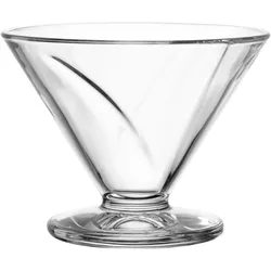 Leonardo Schale Cono 2 Stück, 270 ml, Transparent, Schüssel + Schale, Transparent