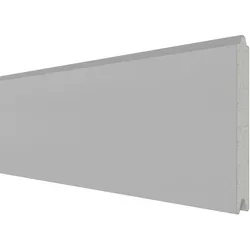 TraumGarten Sichtschutzzaun SYSTEM ALU PLUS Einzelprofil Silber Sichtschutz Steckzaun Lamellenzaun, 238 cm