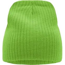 Myrtle Beach Unisex Rippstrick Mütze Beanie MB7923 lime green one size