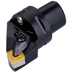 Klemmhalter ISO C4-DSRNR-22050-12 D.40mm m. Polygonkupplung Rechtslauf