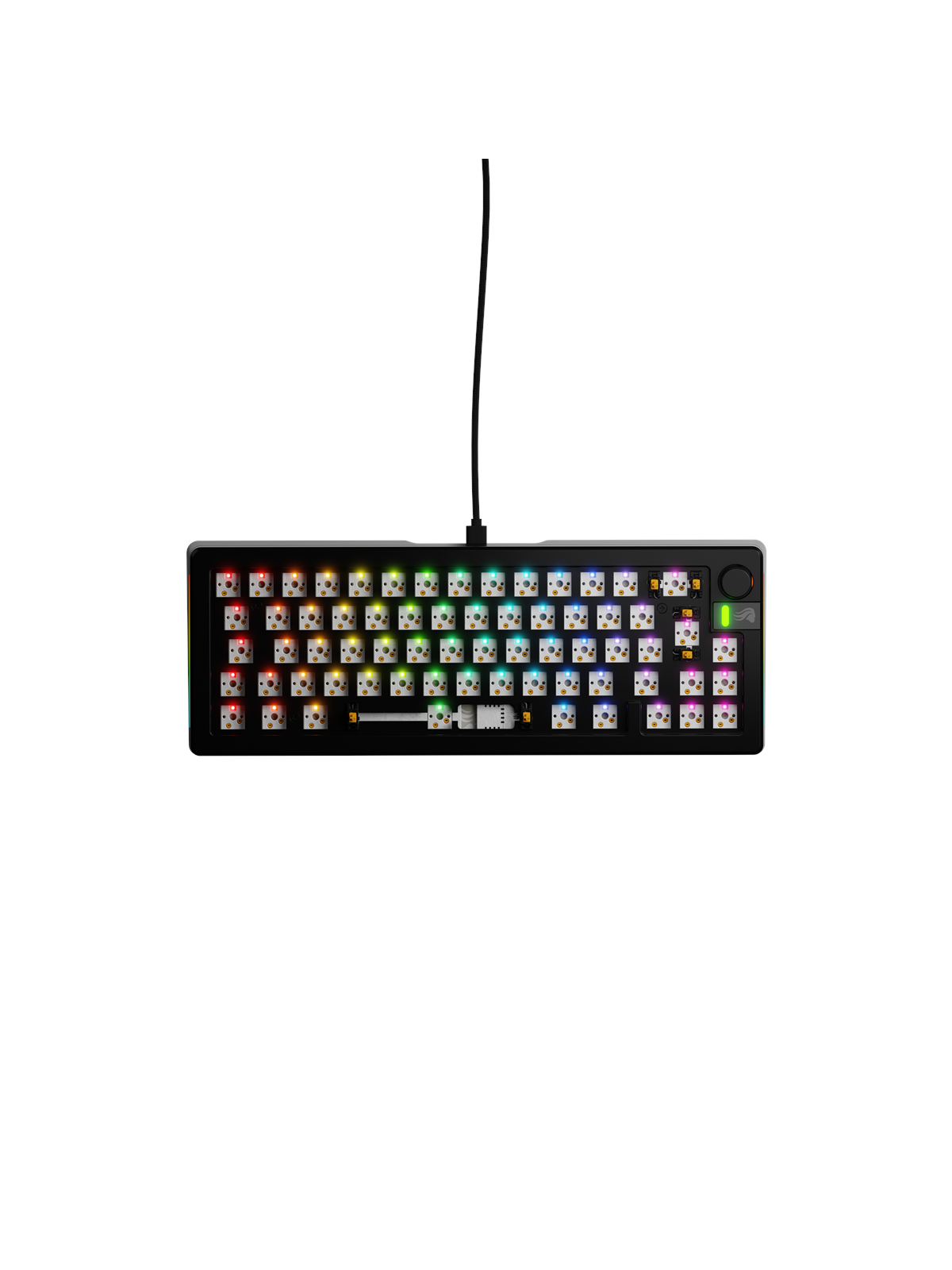 Glorious GMMK 3 PRO 65% - Barebone ISO - Gaming Tastatur (TKL) - 65% - Schwarz
