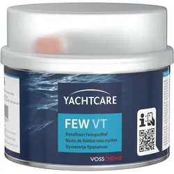 Yachtcare Feinspachtel 250g styrolfrei – 2K Polyesterspachtel für Auto, Boot, Metall, Holz & GFK – geringer Schrumpf, schnell trocken und schleifbar