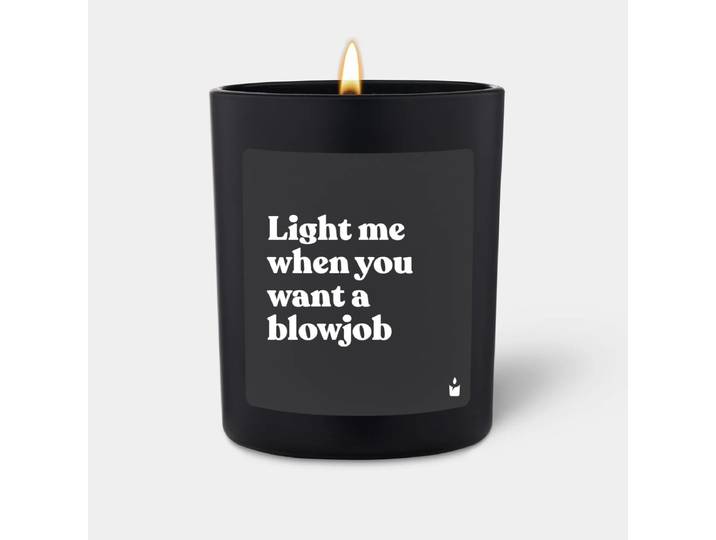 Duftkerze Flowery Light me when you want a blowjob
