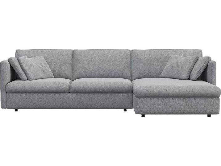 FLEXLUX Ecksofa Lovane, Weich & anschmiegsam, große Sitztiefe auf Kaltschaum, Dekokissen inkl.