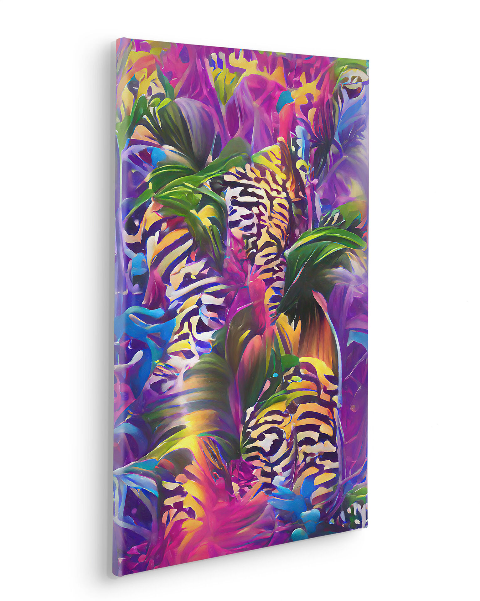 Leinwandbild KOMAR "Disco Fever - Größe 40 x 60 cm", bunt (farbe bild(er): bunt), B:40cm, Holz, Papier, Bilder, Leinwandbild, Keilrahmenbild mi Echtholzrahmen