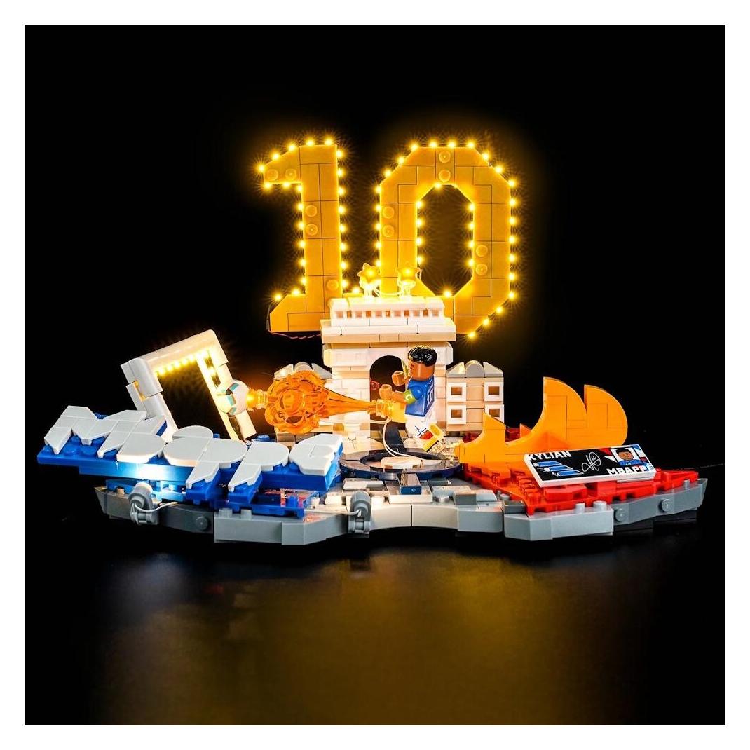 BrickBling LED Beleuchtungs-Set für LEGO 43013 Kylian Mbappé - Fussball-Highlights (GC1428)