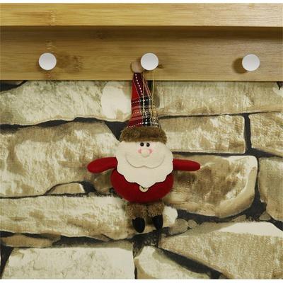 Snug & Styled Cozy Santa Christmas Tree Ornament Hanging Doll Decoration For Festive Home Decor b